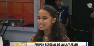 Pin Pon Especial de Laila y Alvin a Jandy Ventura en El Show del Mediodía