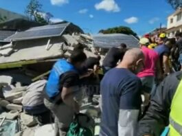 Colapso de edificio en La Vega deja una pérdida