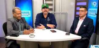 Dr. Héctor Guerrero, Dr. Ricardo Nieves y el Periodista Domingo Páez debaten en Panorama Semanal