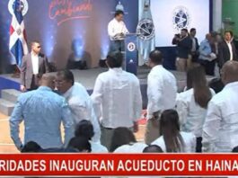 Tras 30 años de espera Gobierno inaugura acueducto de Haina