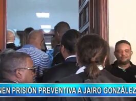 18 meses de prisión preventiva contra Jairo González