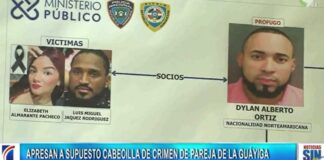Capturan a presunto cabecilla del crimen de pareja de Guáyiga