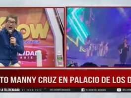 Manny Cruz, llena con éxito Palacio de los Deportes