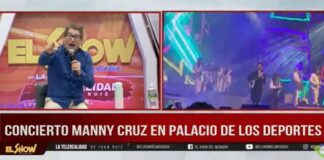 Manny Cruz, llena con éxito Palacio de los Deportes