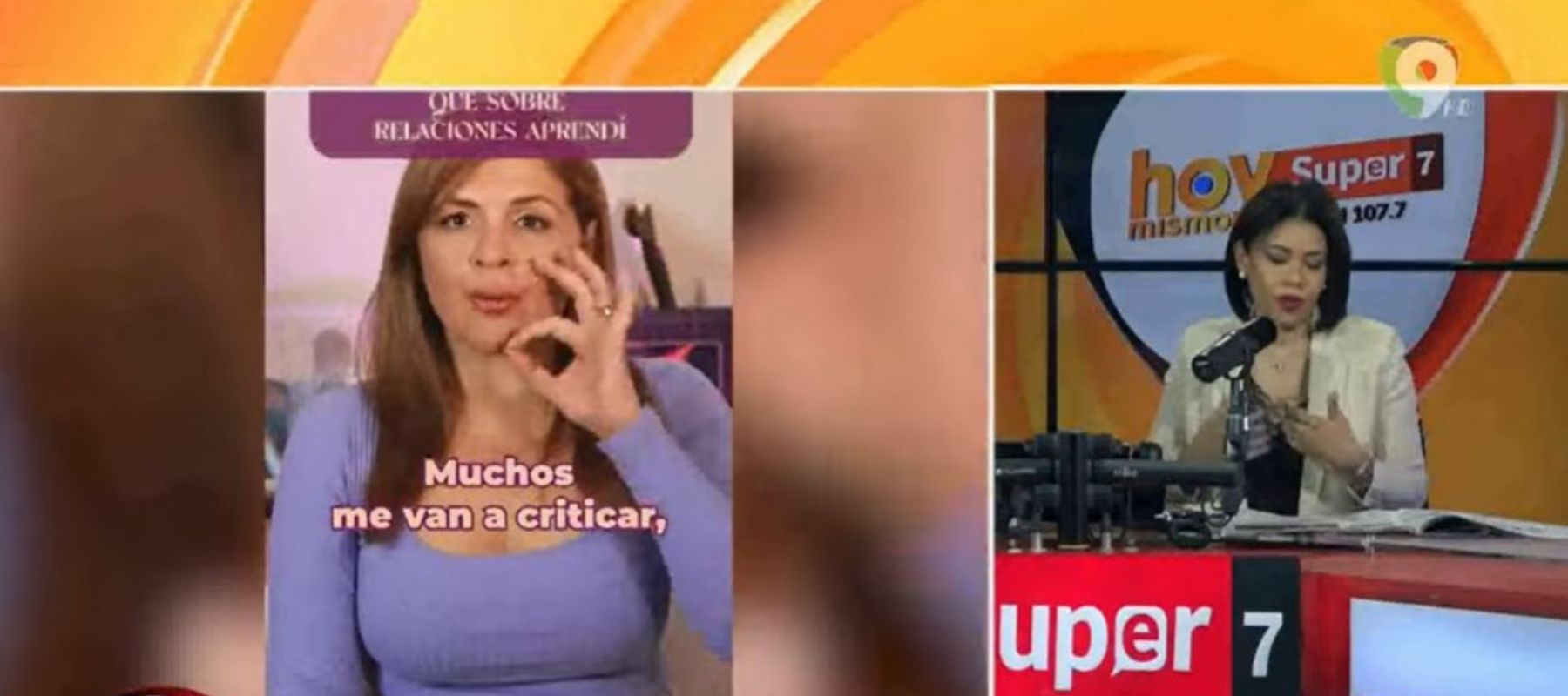 A Tania Báez hay que respetarle su comentario, según Johanna Valenzuela