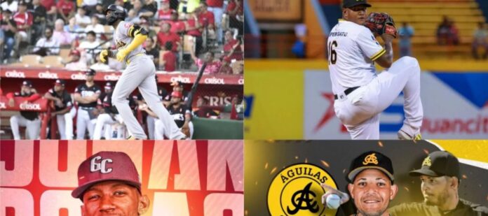 Aderlin, Romero, Rojas y Molina acaparan distinción de la temporada en el Pelotero Estrella de la Semana