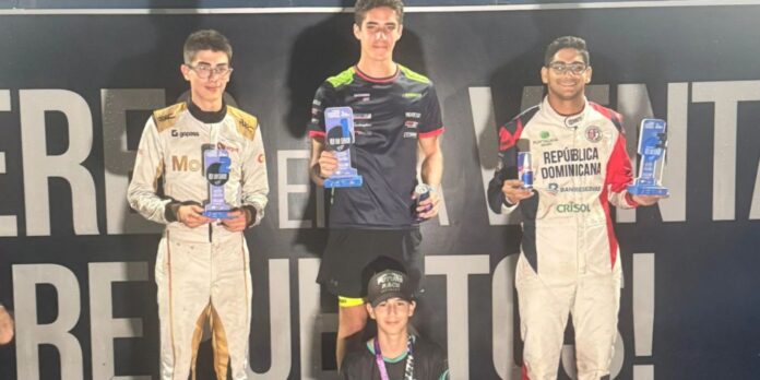 axel cabrera finaliza tercero en el inicio del latinoamericano de kartismo