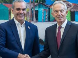 Blair y Abinader tratan tema sobre conflicto del canal de Haití