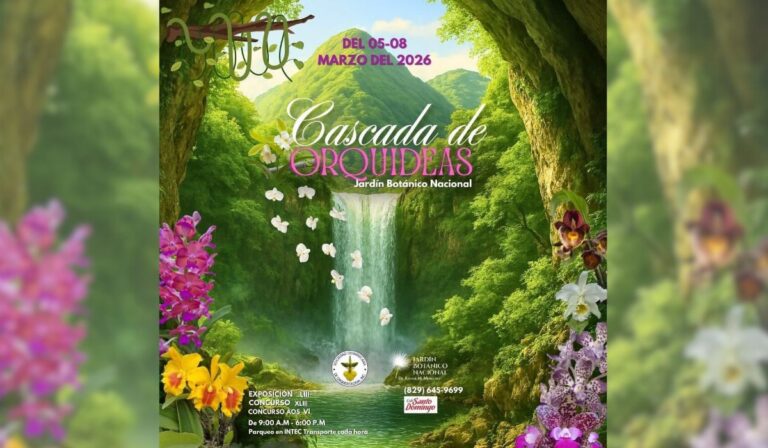 «Cascada de Orquídeas 2026»: El Jardín Botánico Nacional se viste de gala para su 53.ª Exposición Anual