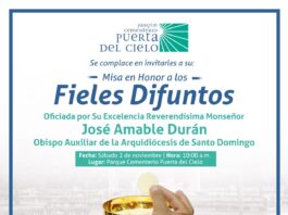 CELEBRA MISA PARA CONMEMORAR EL DÍA DE LOS FIELES DIFUNTOS