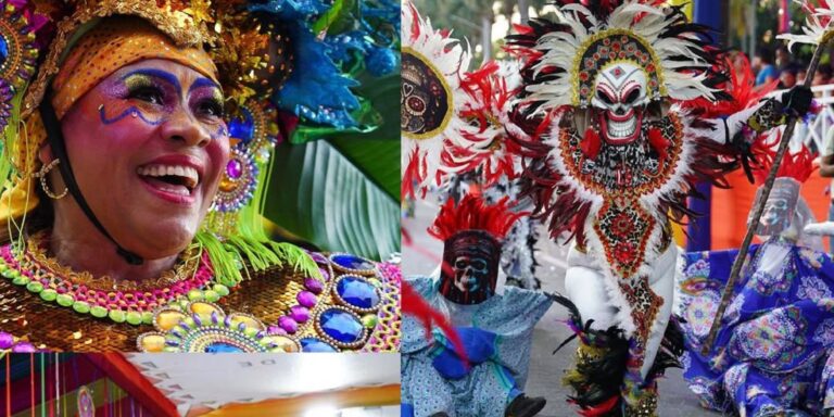 Colores inundan el malecón de Santo Domingo en el desfile de carnaval 2025