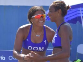 Dominicanas Payano y Almanzar inician ganando en torneo voleibol de playa de San Salvador 2023