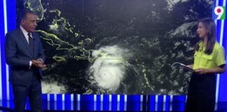 Efecto de huracán Beryl categoría 5 se siente en RD