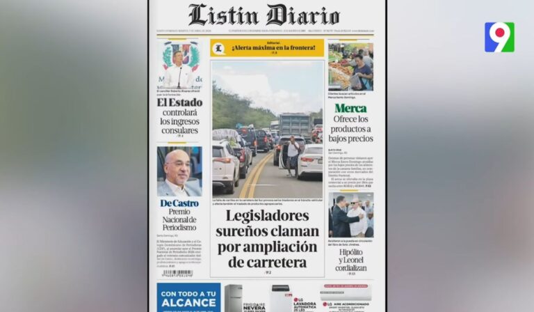 Titulares prensa dominicana de este martes 07 de abril 2026 | Hoy Mismo