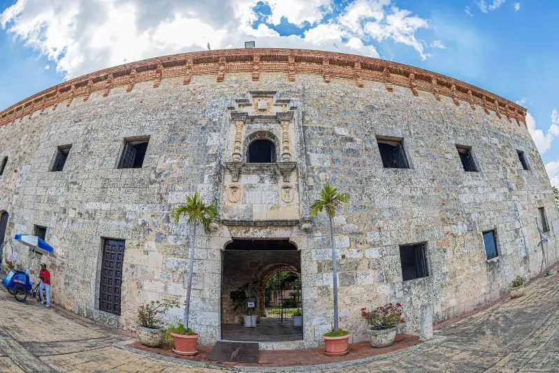 facade entrance museo de las casas reales santo domingo dominican republic march english museum royal houses 259768741