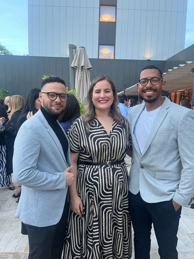 fermin roa catherine espaillat (directora ejecutiva adofintech ) y omar melo
