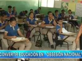 Gobierno está trabajando para mejorar la educación