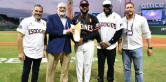Junior Caminero recibe galardón de Jugador Más Valioso del Round Robin