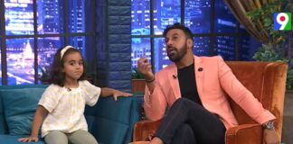 Lenash López visita su papá y logra ser entrevistada como quería