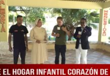 Llevan navidad al Hogar Infantil Corazón de Jesús