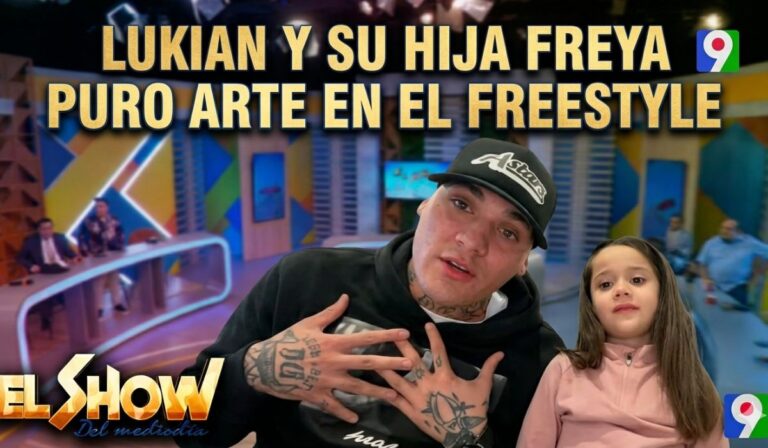 Lukian y su hija Freya puro arte en el FreeStyle