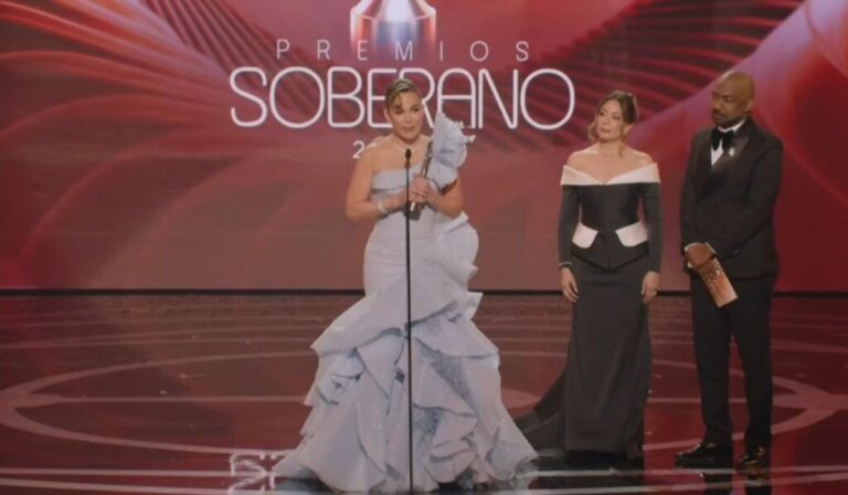Luz García es Premiada como Presentadora del Año en Premios Soberano 2026