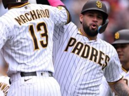 Machado y Sánchez dan triunfo a los Padres sobre Gigantes 