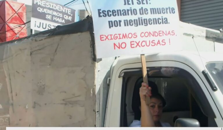 Marcha en demanda de justicia por las víctimas del Jet Set