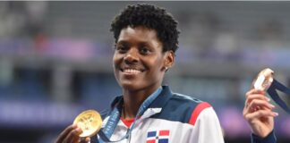Marileidy Paulino con oro