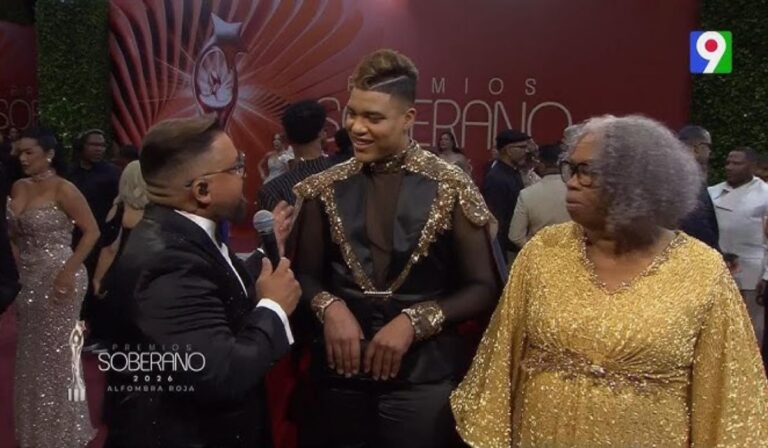 Martha Candela y La Fiera Típica en la Alfombra Roja Premios Soberano 2026