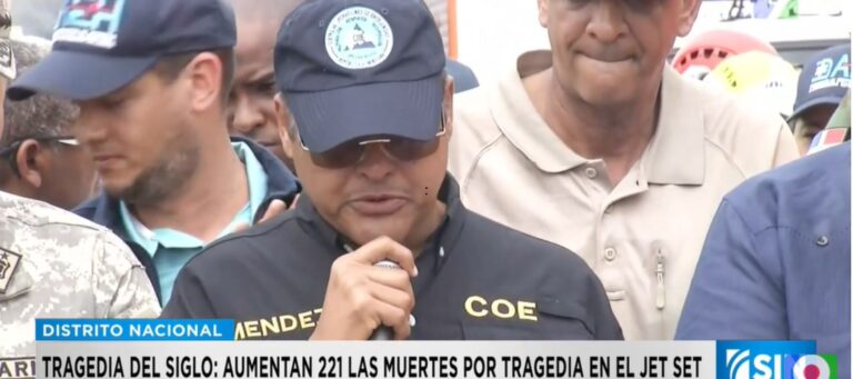 COE: Elevan a 221 muertes por tragedia en Jet Set