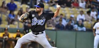 Moyers brilla en blanqueada del Licey sobre Águilas