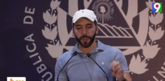 Nayib Bukele celebra su triunfo en El Salvador