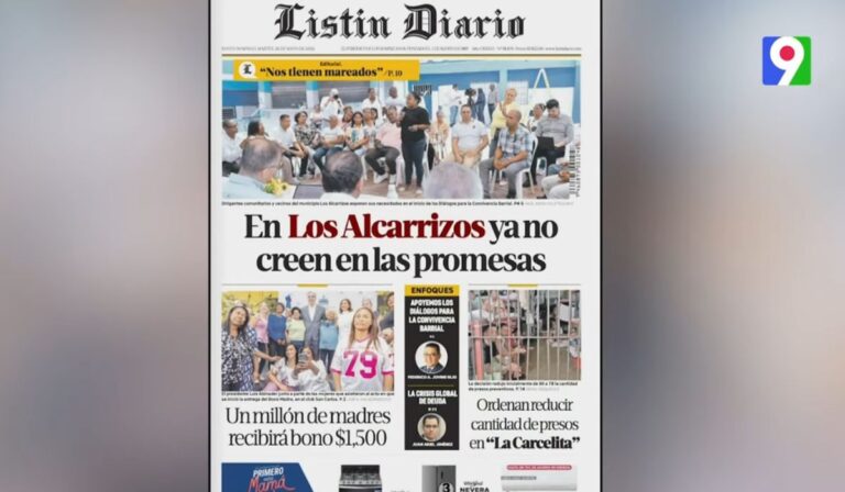 Noticias RD hoy: Portadas y periódicos dominicanos del martes 26 de mayo