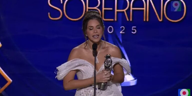 Pamela Sued gana Soberano Presentadora Tv | Premios Soberano 2025