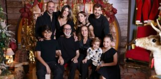 Pamela Sued muestra el detrás de cámaras de su fotografía familiar de navidad