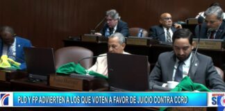 PLD y FP advierten a los que voten a favor de juicio contra involucrados en conflicto CCRD
