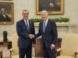 Presidentes Joe Biden y Luis Abinader se reunieron para tema de Haití