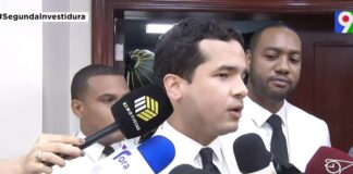 Primeras declaraciones de Omar Fernández , en la segunda investidura de Abinader