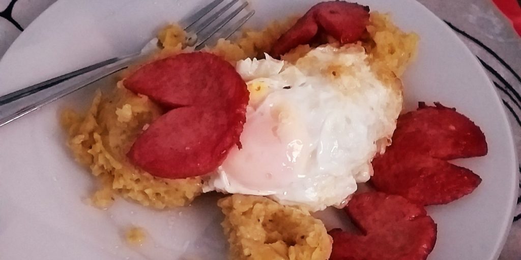 probar un buen mangú con los tres golpes