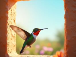 Qué significa que un colibrí llegue a tu ventana