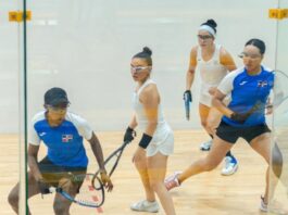 RD asegura bronce en dobles femenino de racquetbol