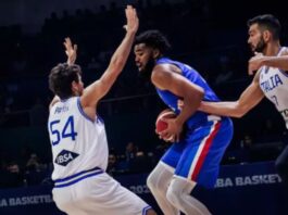 RD vence a Italia y mantiene su invicto en el Mundial de Baloncesto