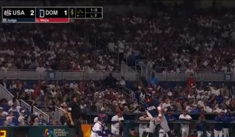 República Dominicana cae ante Estados Unidos en el Clásico Mundial de Béisbol