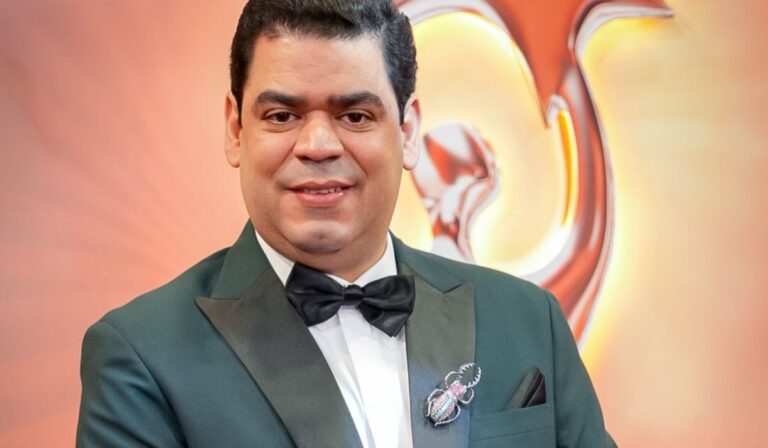 Rosmery Herrand y Rafael Bobadilla en Alfombra Roja Premios Soberano 2026