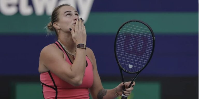 Sabalenka: «Mi meta siempre ha sido escribir mi nombre en la historia, y acabo de hacerlo»