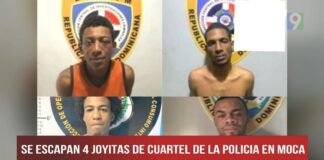se escapan 4 presos en moca