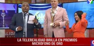 Telerealidad brilla en premios Micrófono de ORO