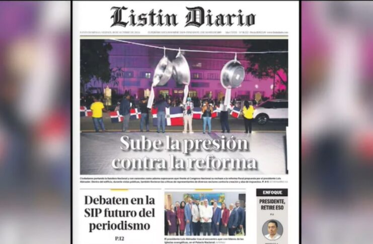 Titulares de prensa dominicana viernes 18 de octubre 2024