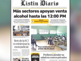 Titulares prensa dominicana miércoles 08 de enero 2025